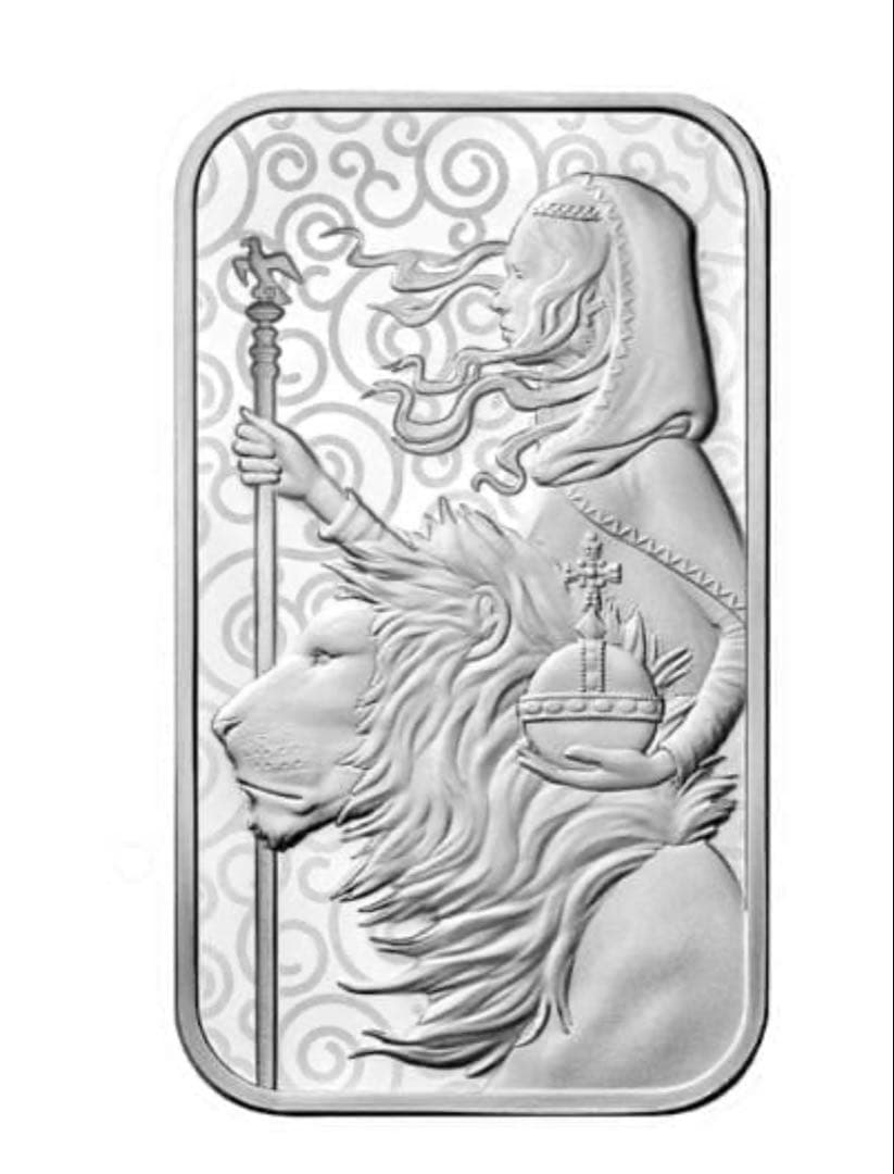 ウナとライオン　純銀　バー　2021年　ケース付き