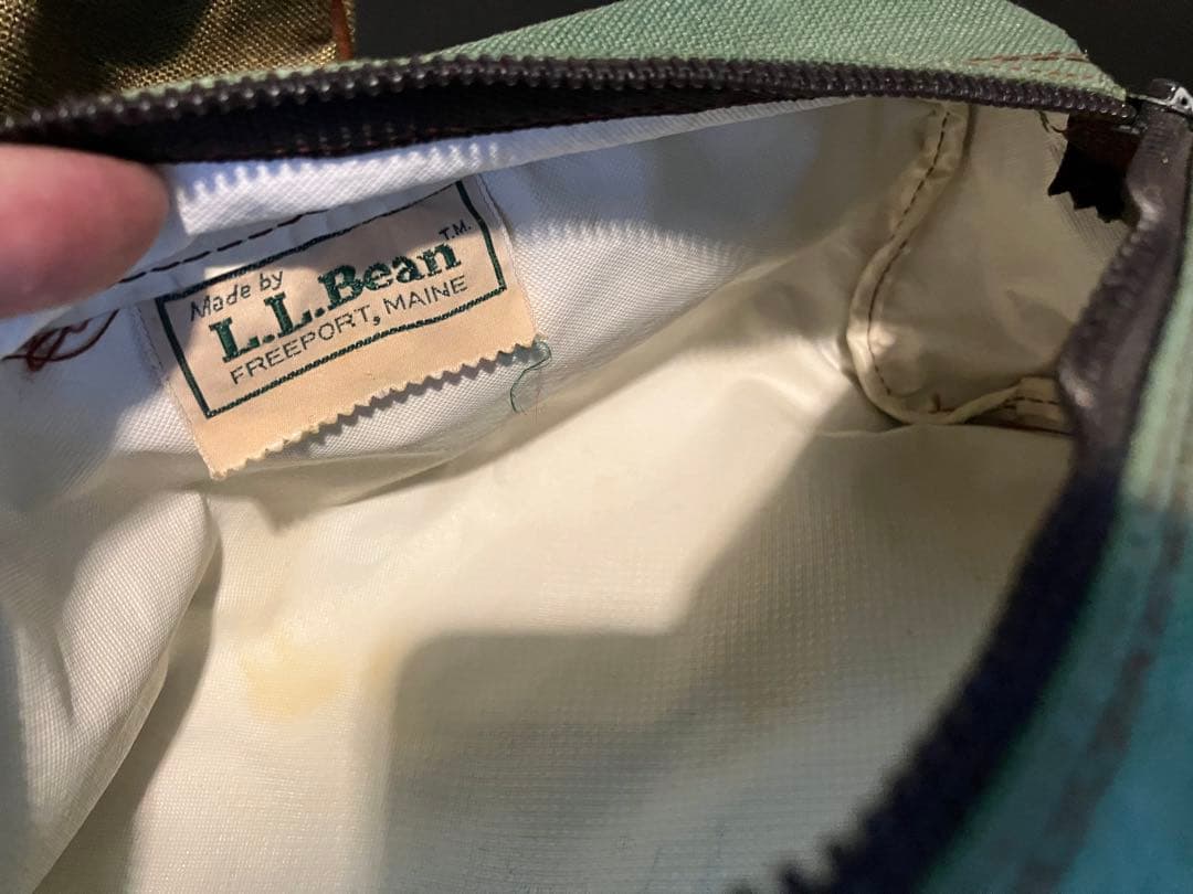 80s ビンテージ エルエルビーン トラベルポーチ 2色セット