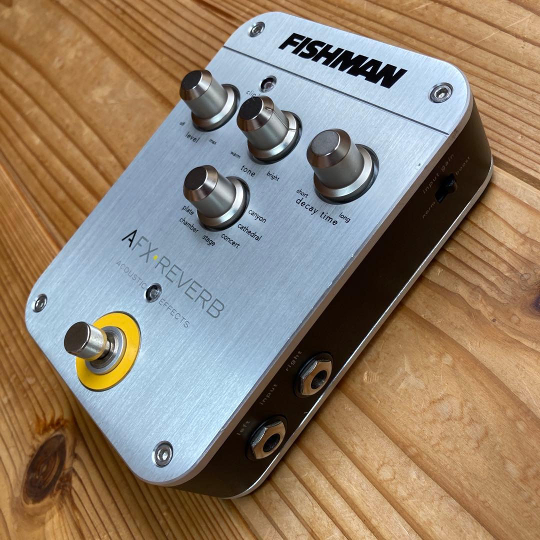 ソロ、フィンガースタイルに抜群にフィット　FISHMAN AFX-REVERB