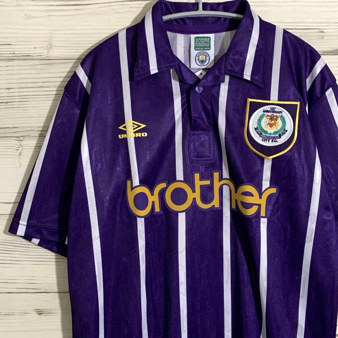 マンチェスター・シティ 92-94 アウェイ レトロユニフォーム Mサイズ