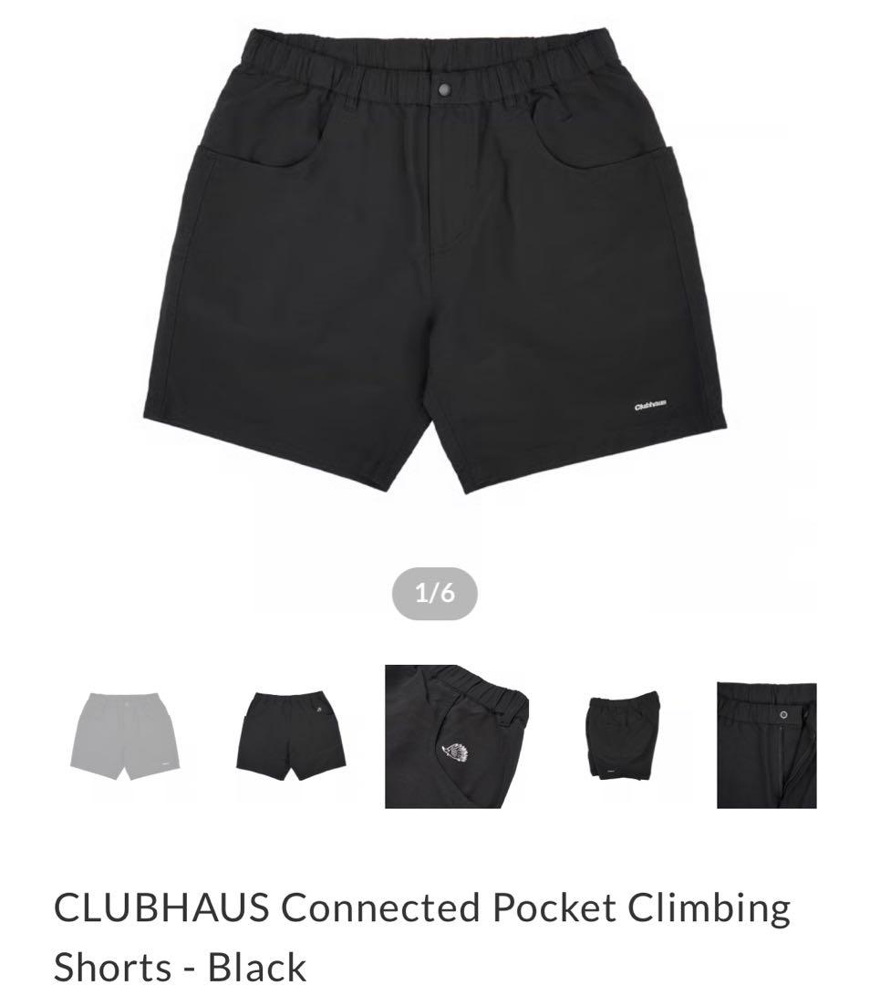 メンズウェア clubhaus climbing shorts black M