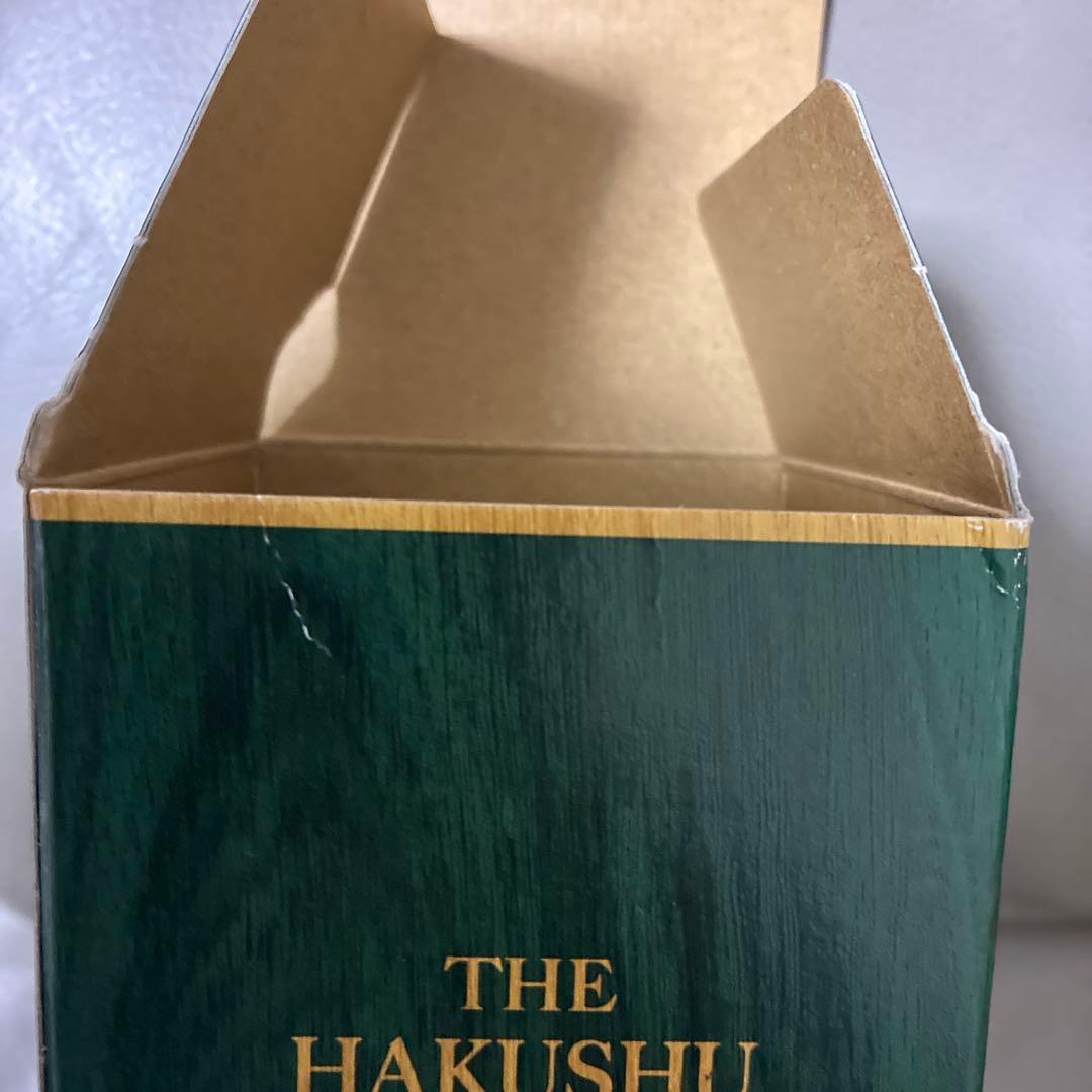 サントリー　白州18年　空瓶　化粧箱　セット