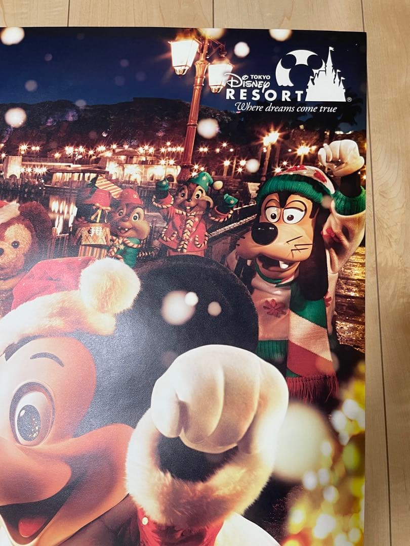 【超希少】東京ディズニーリゾート クリスマスポスター JTB トータルトーク