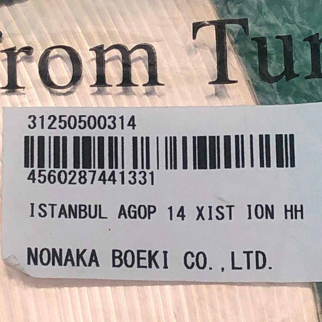 Istanbul Agop　14”　ハイハット シンバル【新品】Xist ION