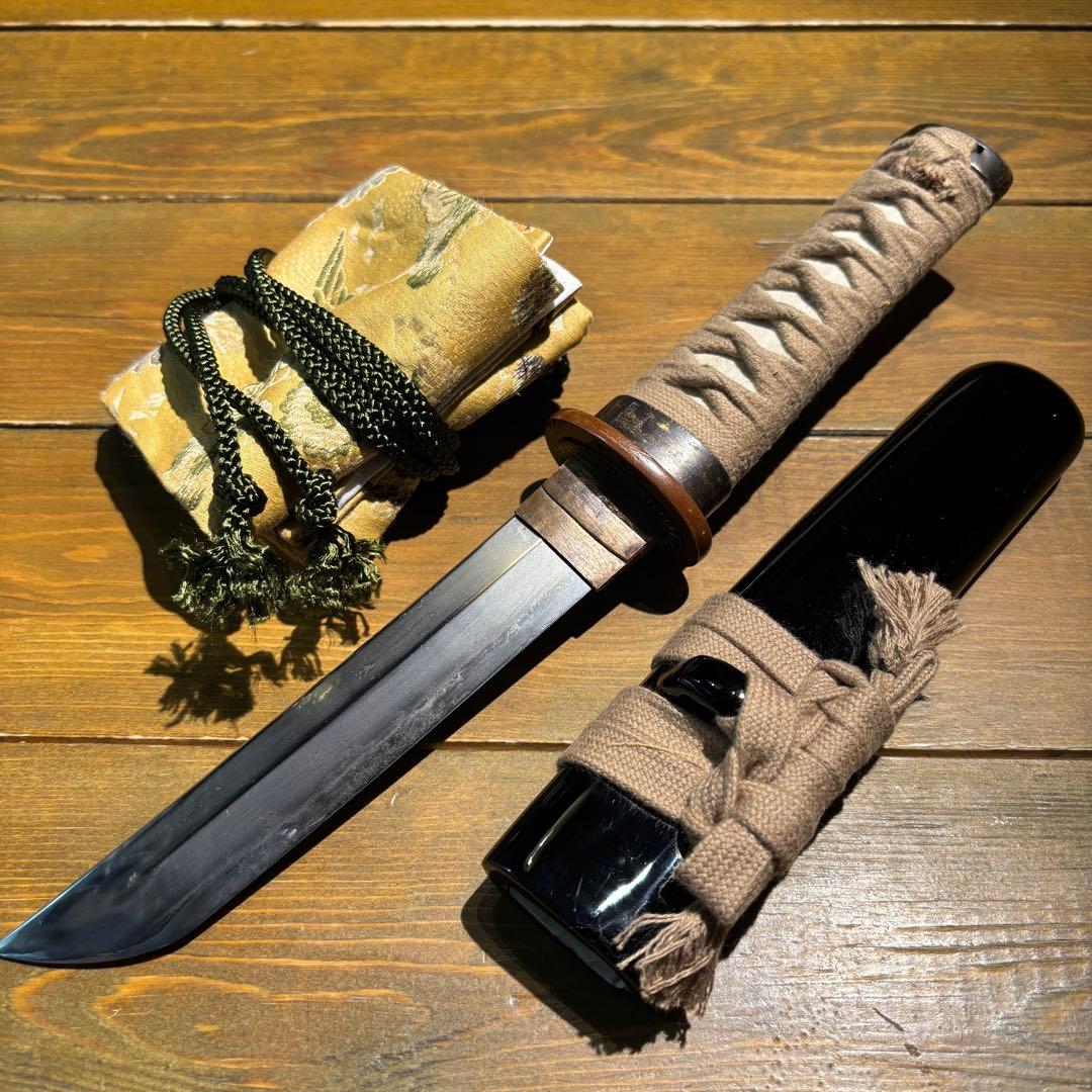 日本刀残欠クラフトナイフNo.78 播磨大掾藤原重高 拵え