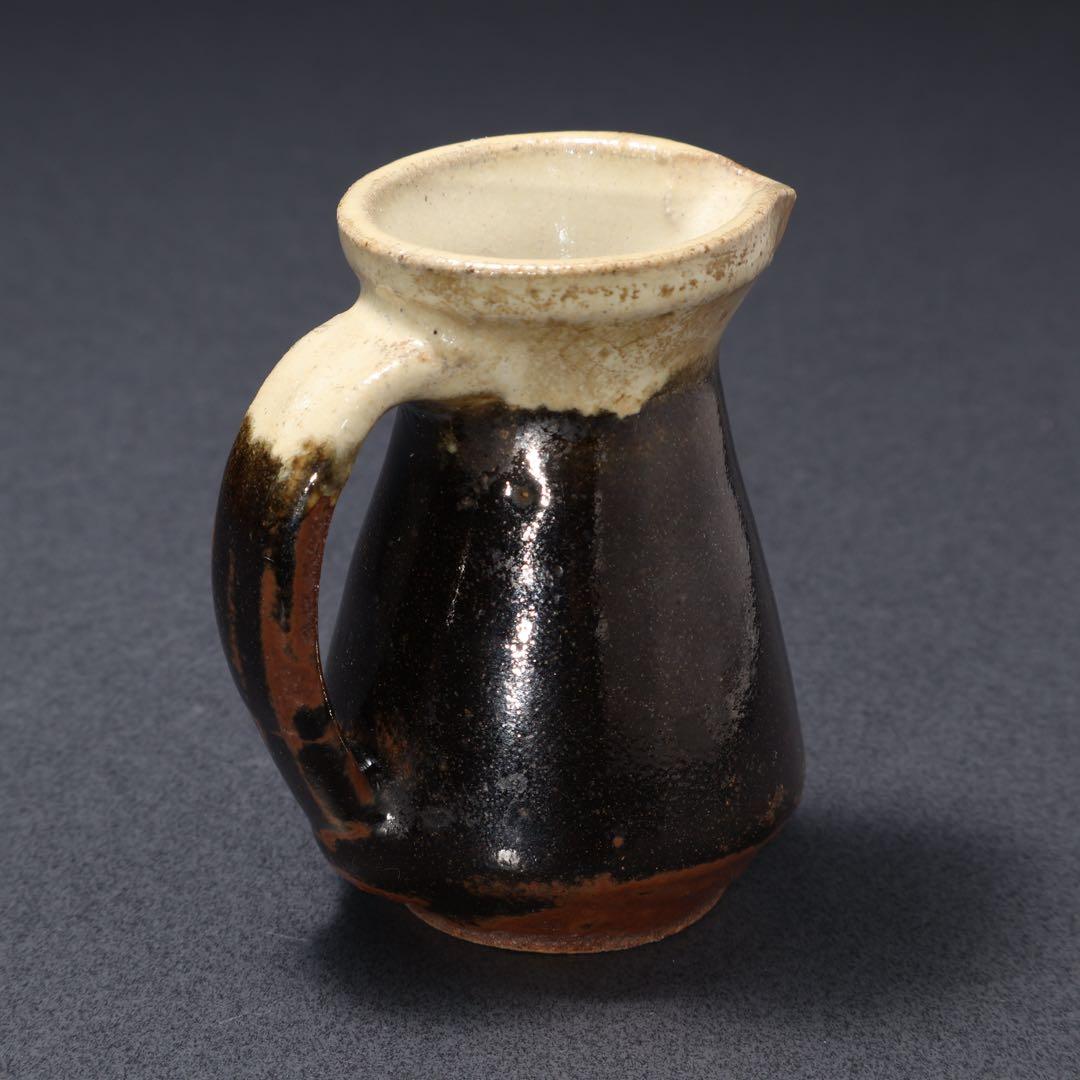 浜田庄司　掛分ミルクピッチャー　人間国宝　R1610K3