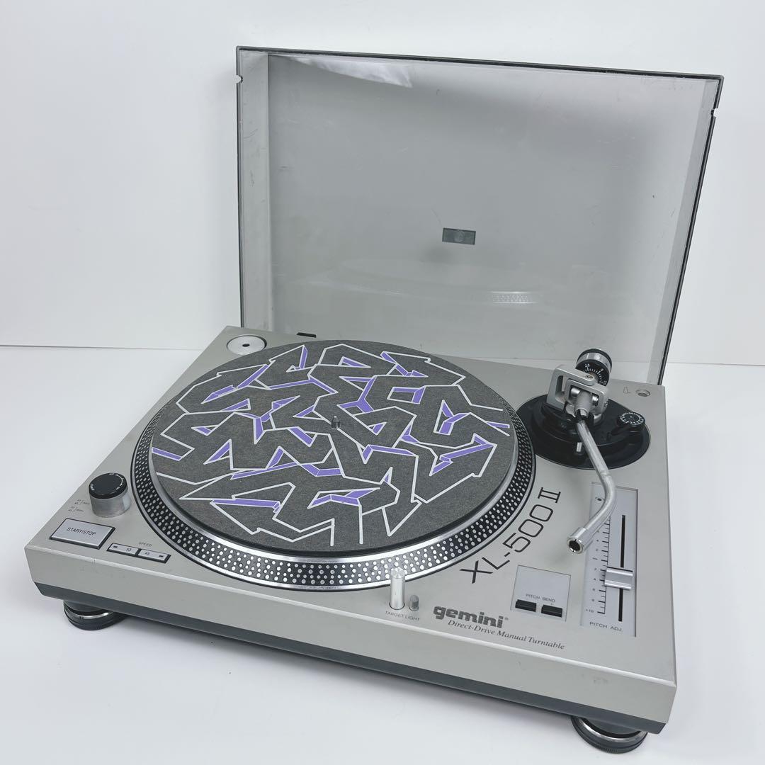 gemini ターンテーブル 2台セット XL-500Ⅱ ダイレクトドライブ