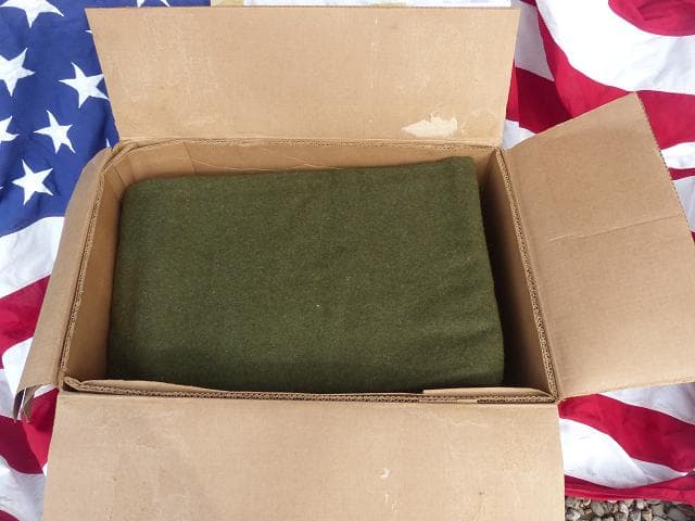 米軍実物　デッド　USウールブランケット　メディカル　25