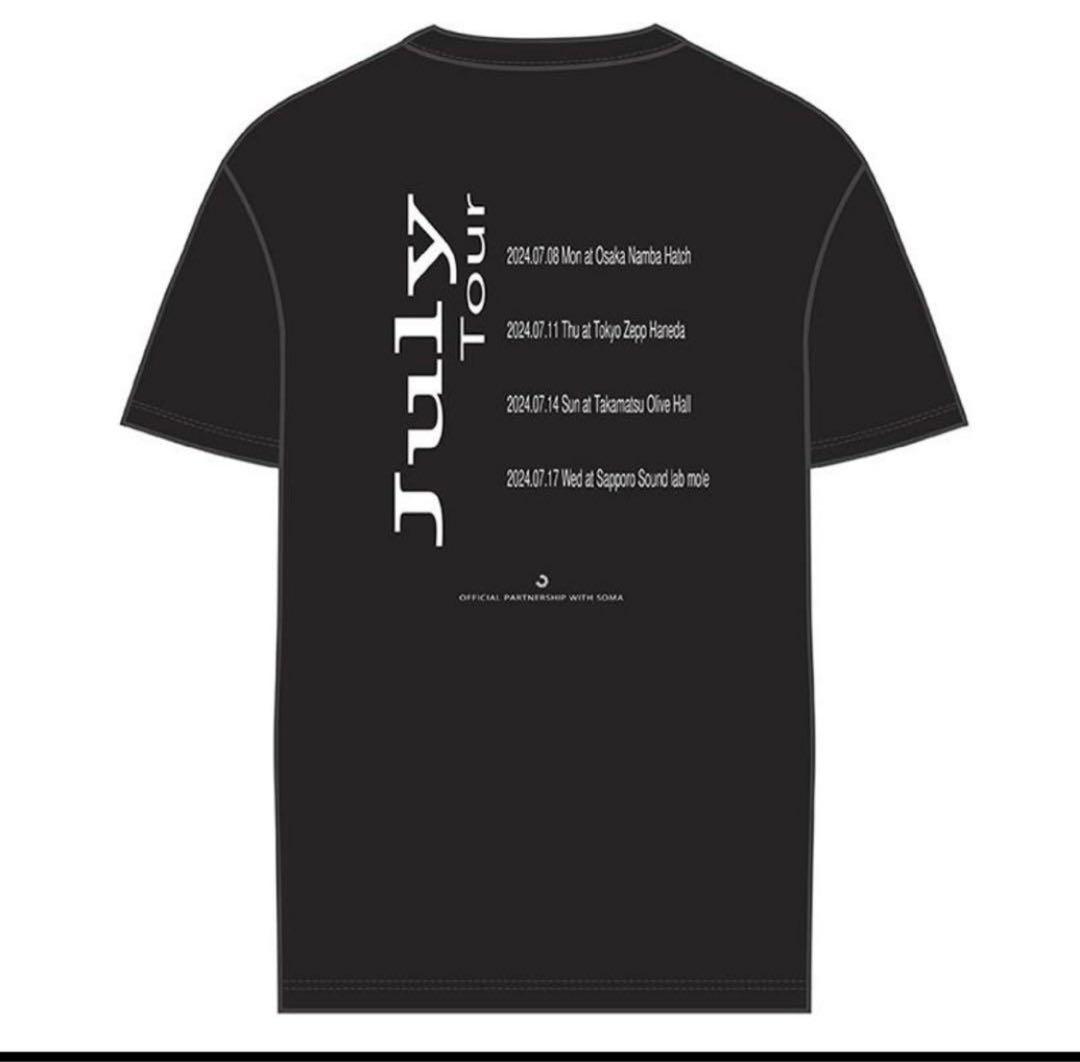 jjj liveシャツ　ブラックL