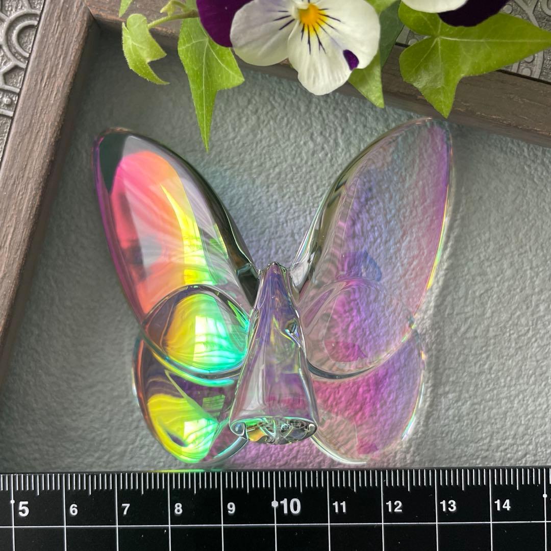 Baccarat ラッキーバタフライ クリスタルガラス　イリゼクリア