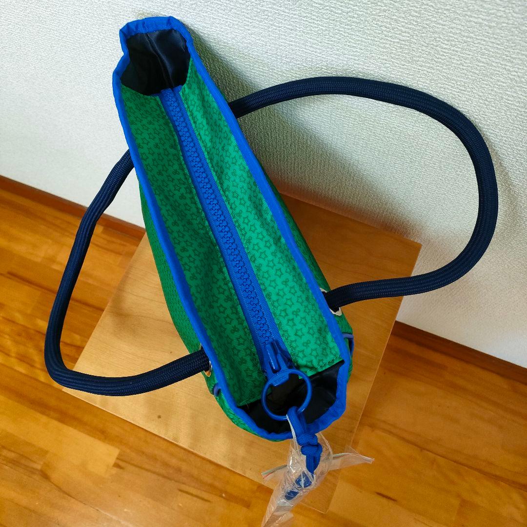 新品未使用andperse 星柄カートバッグ グリーン/ブルー2025年モデル