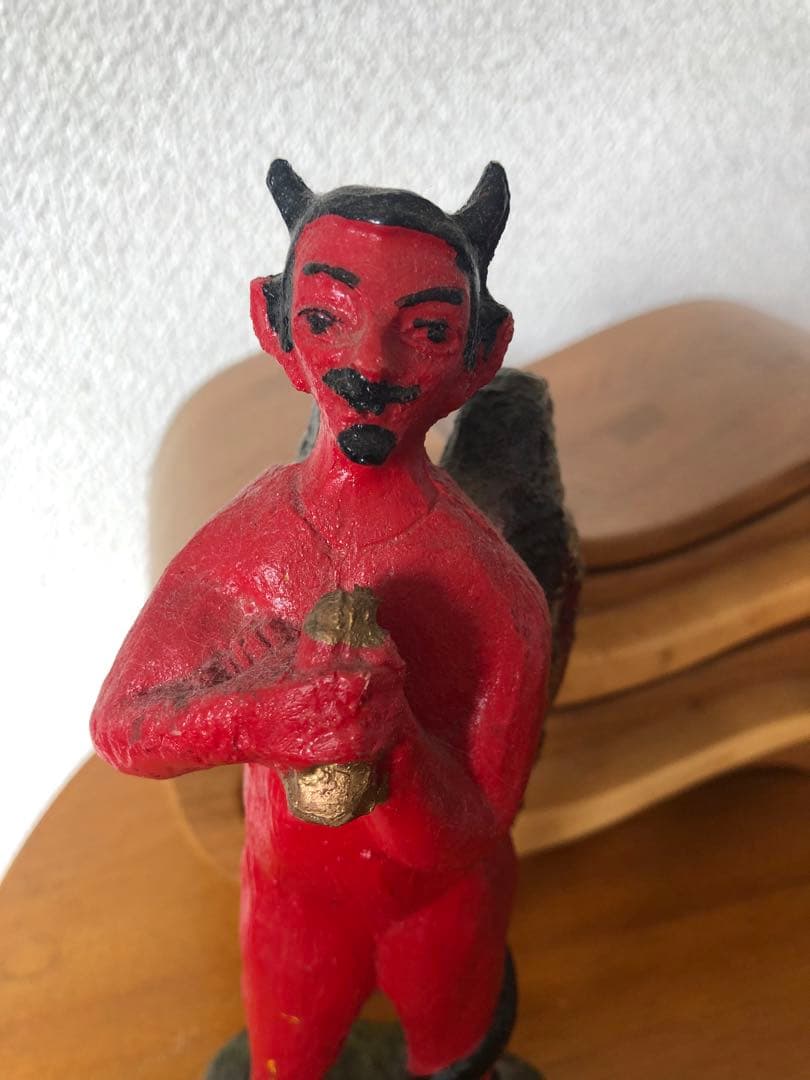 ビンテージ　デビル 悪魔　サタン ミッドセンチュリー　人形　アンティーク