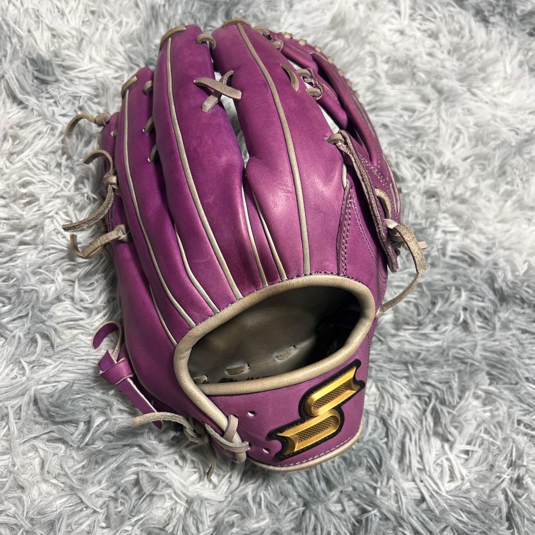 SSK 外野用 軟式グローブ 紫色