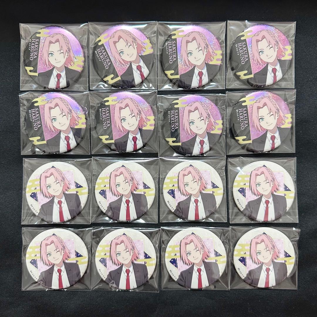 NARUTO サクラ 春野サクラ 缶バッジ GIGO 和スーツ