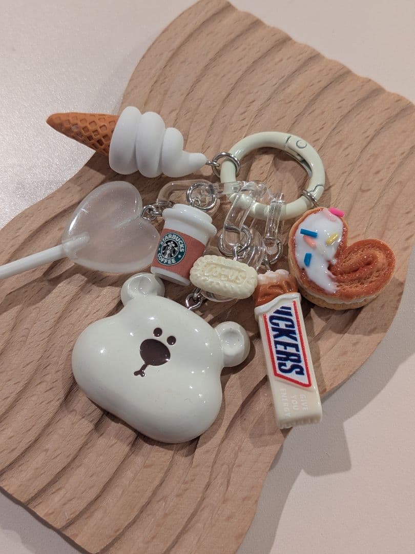 じゃらじゃらキーホルダーmini（A92）赤　推しカラー