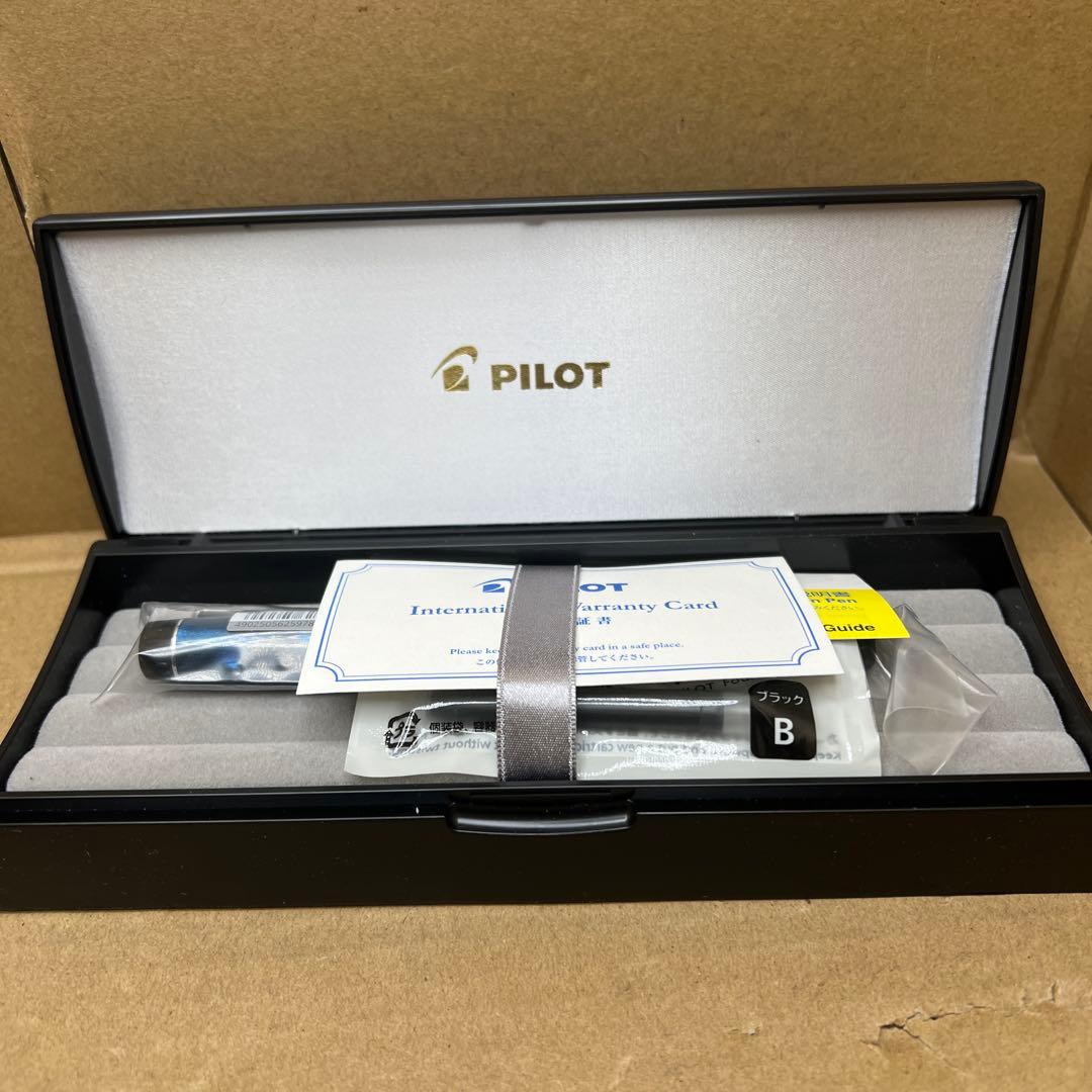 PILOT 万年筆 マンネンヒツカスタムヘリテイジSE MALM マーブルブルー