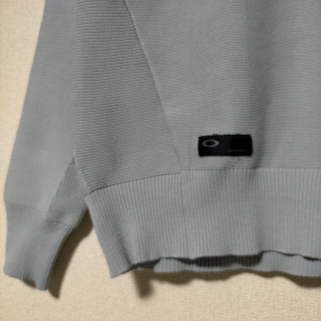 オークリー OAKLEY ニット トレーナー モックネック スカル 刺繍 ゴルフ