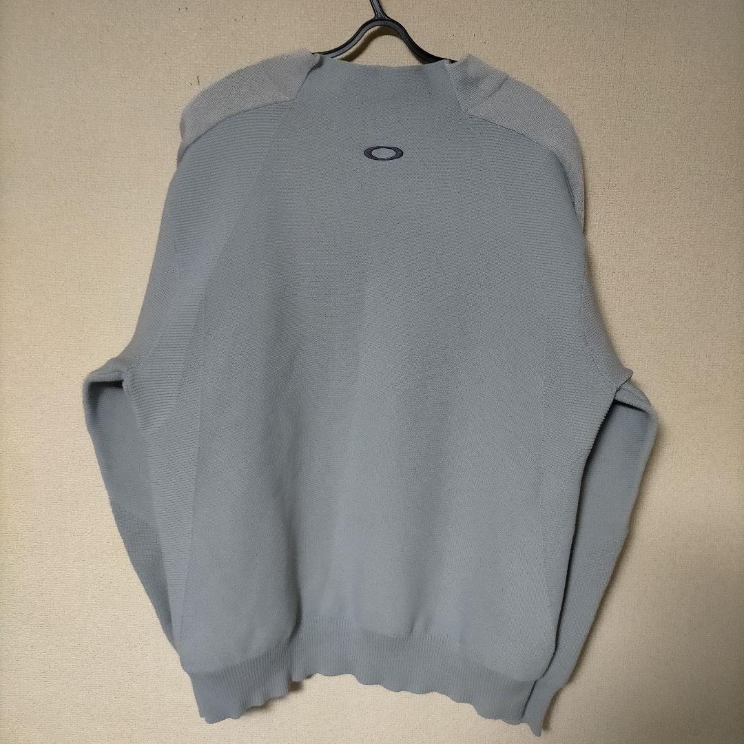 オークリー OAKLEY ニット トレーナー モックネック スカル 刺繍 ゴルフ