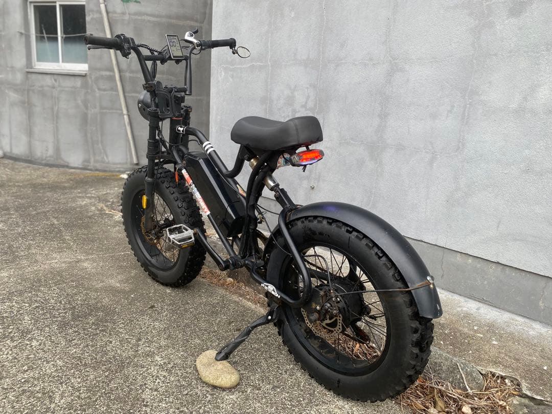 電動アシスト自転車 ファットタイヤ ブラック 「PAIMINN」 不動車