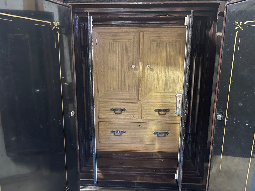 レトロアンティークヴィンテージ大型金庫