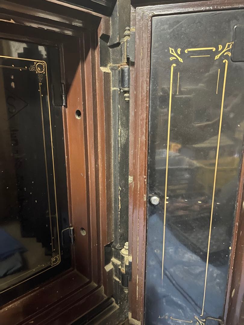 レトロアンティークヴィンテージ大型金庫