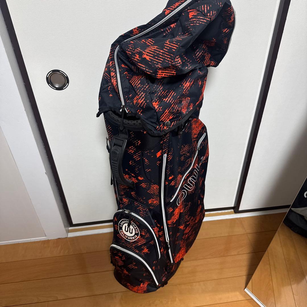 Owl ゴルフバッグ オレンジ/ブラック　未使用品