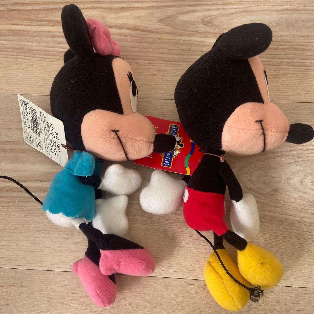 ディズニー　ミッキー ミニー　ぬいぐるみ　サンアンドスター　希少　レア　当時物