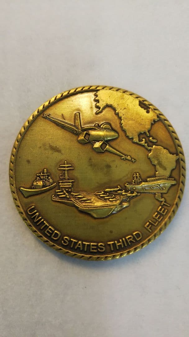 米海軍　第3艦隊司令官（中将）チャレンジ