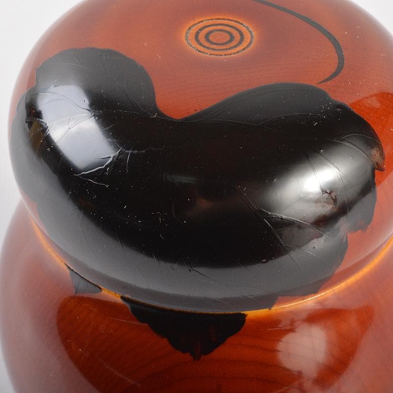 茶道具　瓢形　茶器　久田宗也(尋牛斎)書付　共箱　D　R7247