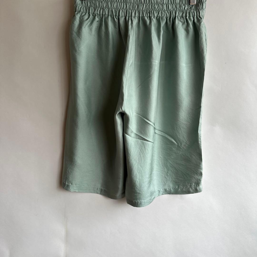 Opera sport +veneda ミントグリーン ハーフパンツ シルク