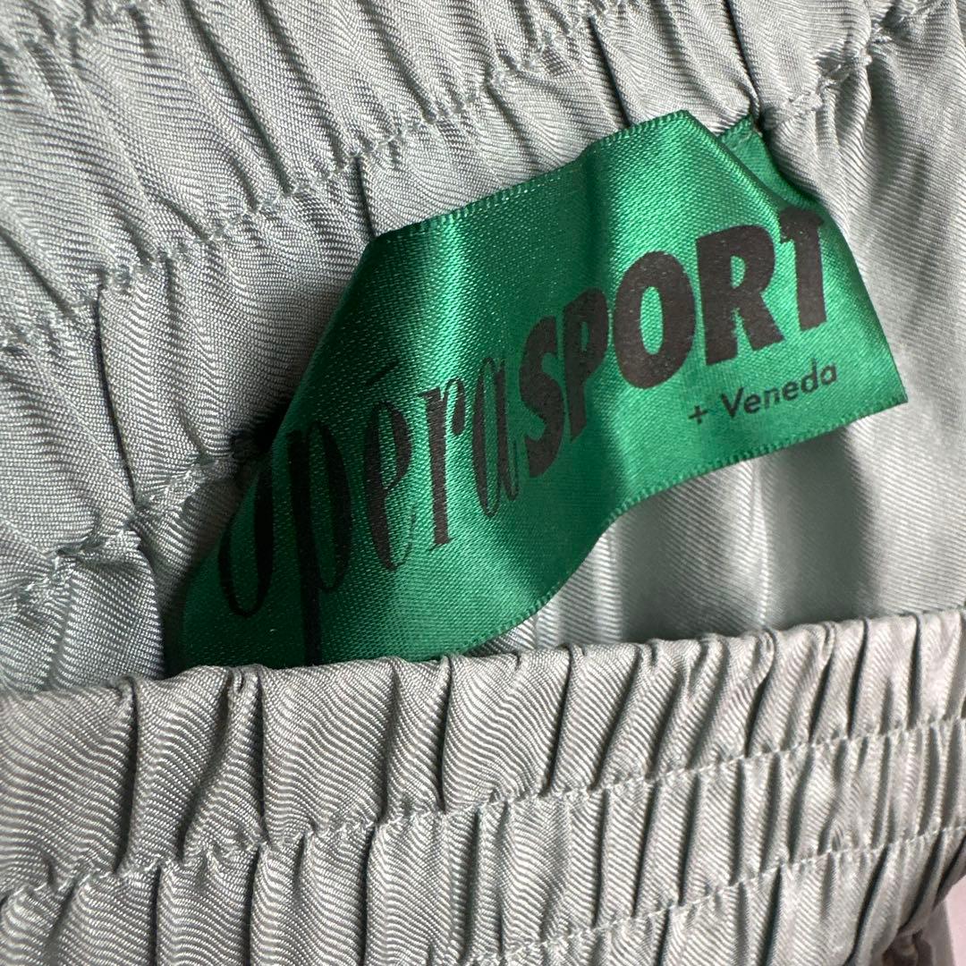 Opera sport +veneda ミントグリーン ハーフパンツ シルク