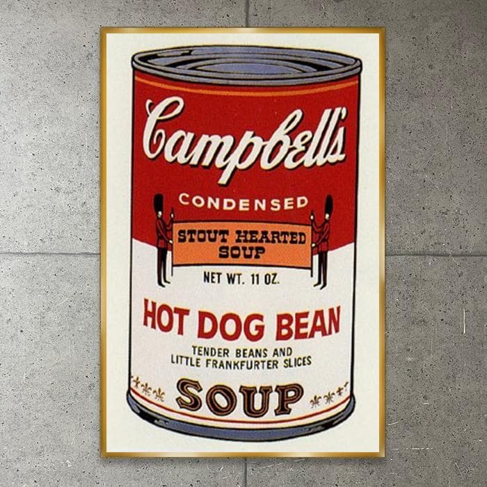 特別SALE 額装品/Sunday B Morning　キャンベル缶Ⅱウォーホル