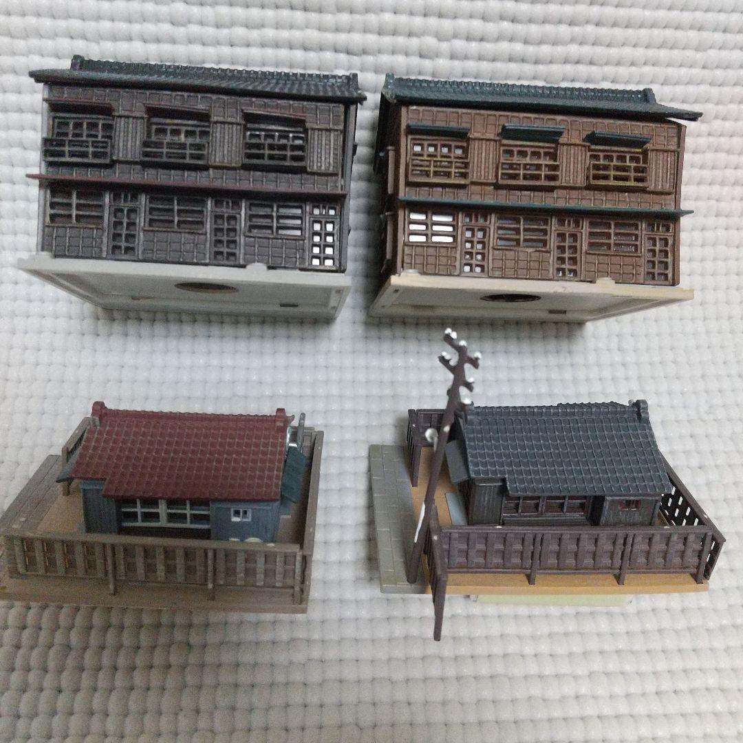建物16軒 Nゲージ〈商店/住宅/劇場/バー/カフェ/牧場/他〉昭和の街並み