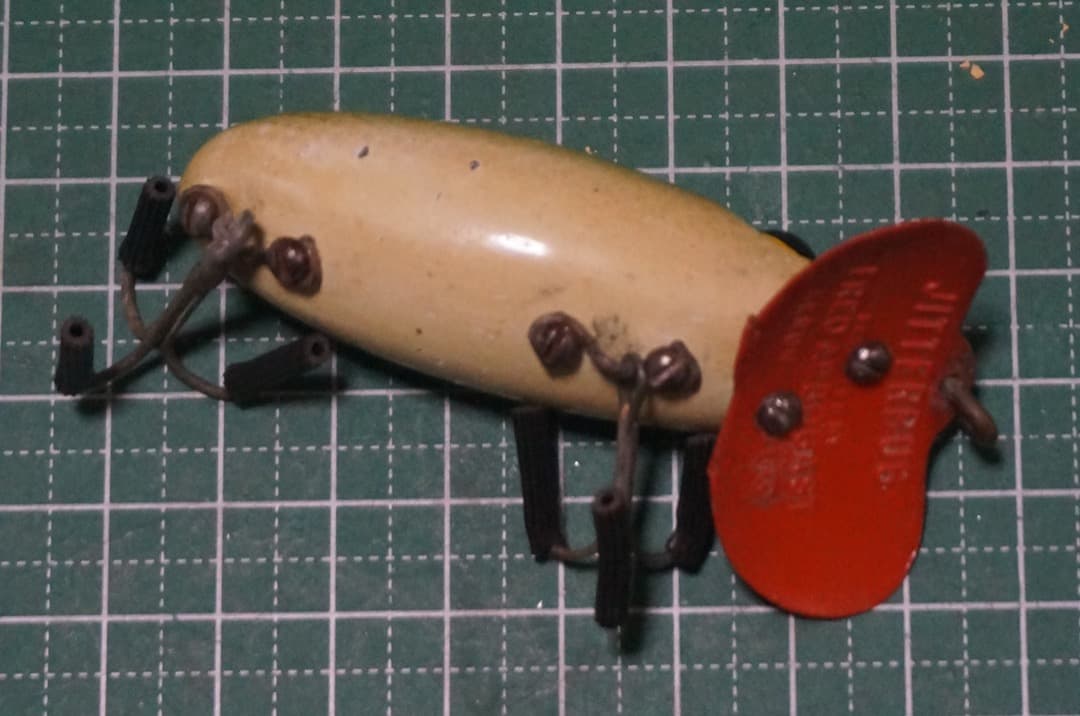 ルアー・フライ USED OLD FRED ABOGAST JITTERBUG WAR II 3