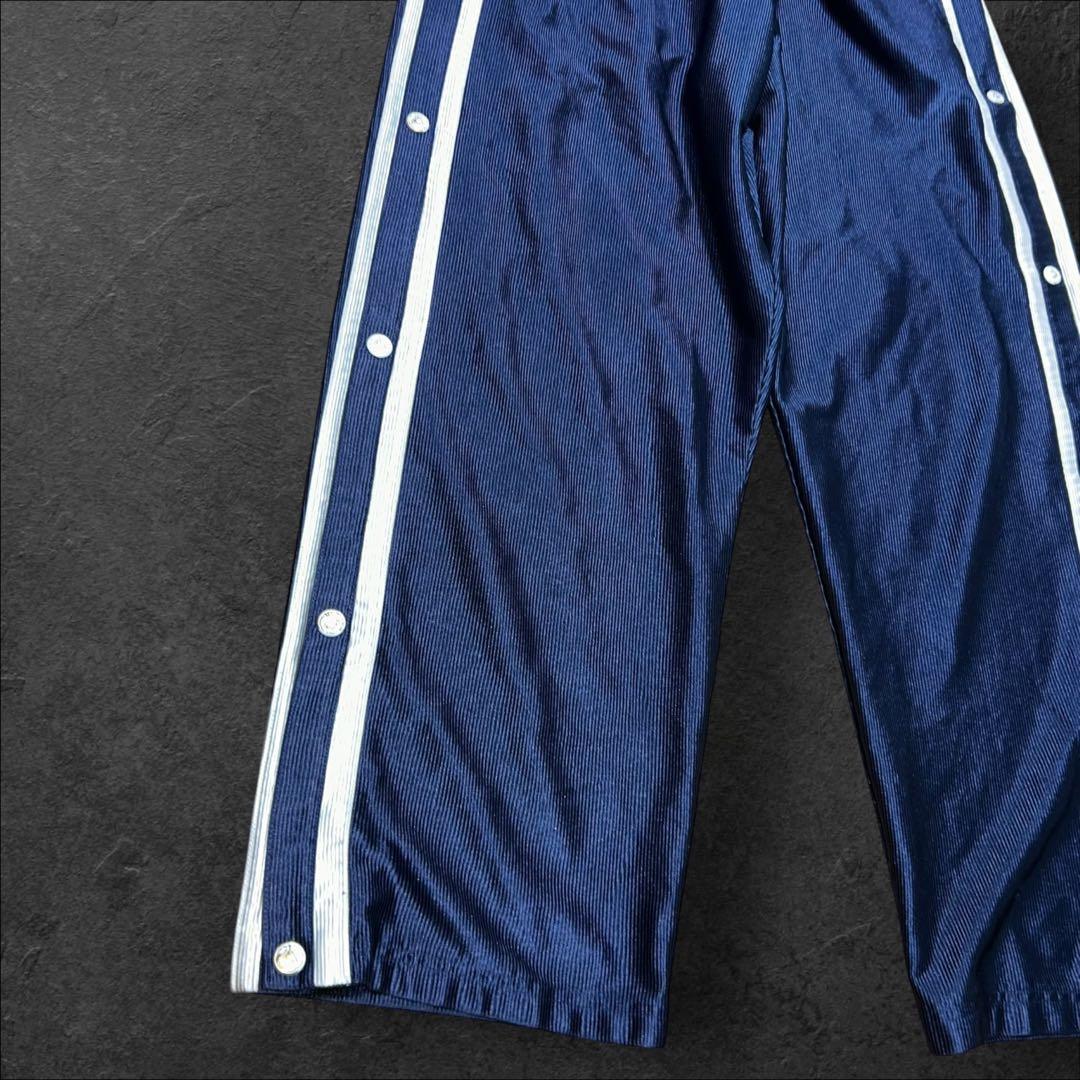 NIKE サイドスナップ トラックパンツ 紺 L 00sバイブス 刺繍タグ