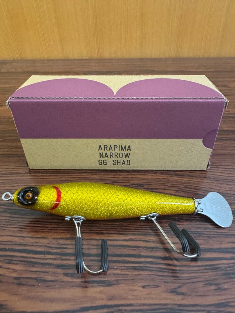 トップブリッジARAPIMA NARROW GG-SHAD ゴールド ルアー