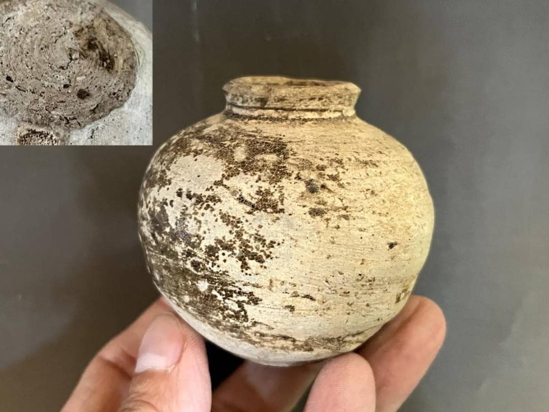 壷■小壺 土器 須恵器 発掘品 古壺 時代物 一輪挿し オブジェ 水滴 骨董■