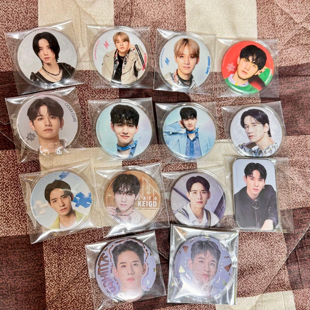 佐藤景瑚 JO1 うちわ 缶バッジ 缶バッチ まとめ売り