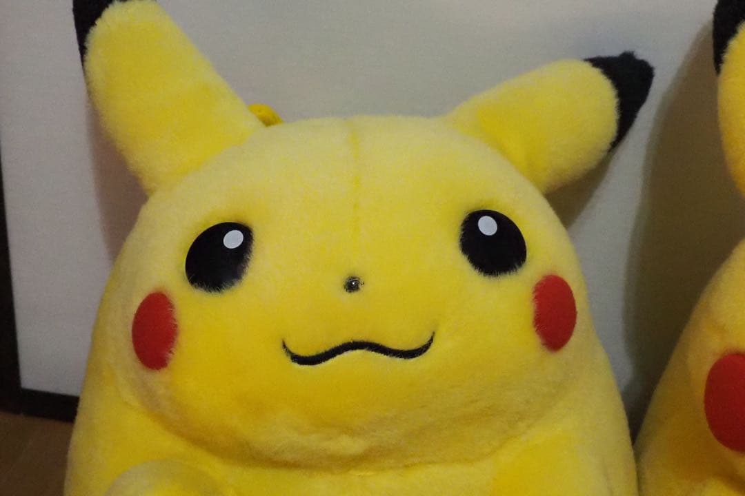 初期 ピカチュウ 等身大 レトロ 当時物 ぬいぐるみ　TOMY