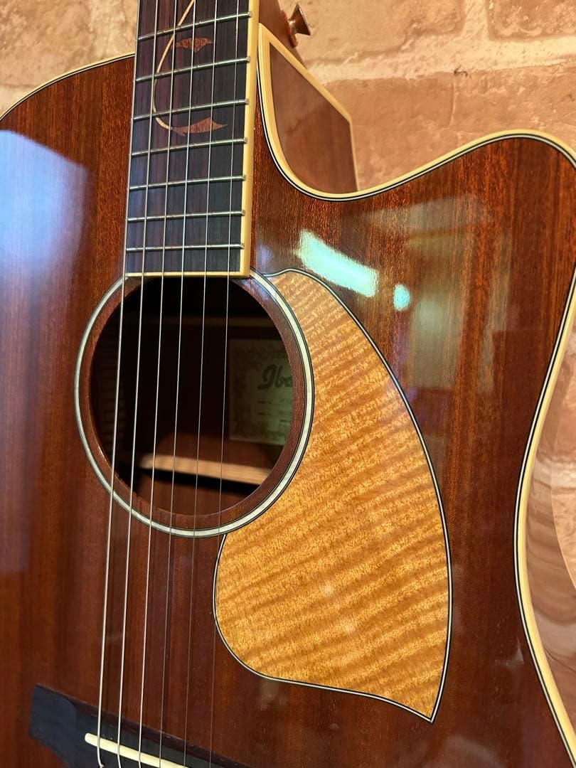 アイバニーズ・エレクトリックアコースティックギター(マホガニーボディー)