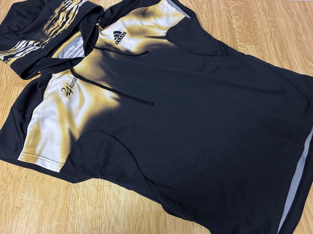 B382 24karats adidasアディダス半袖ジャージセットアップ L