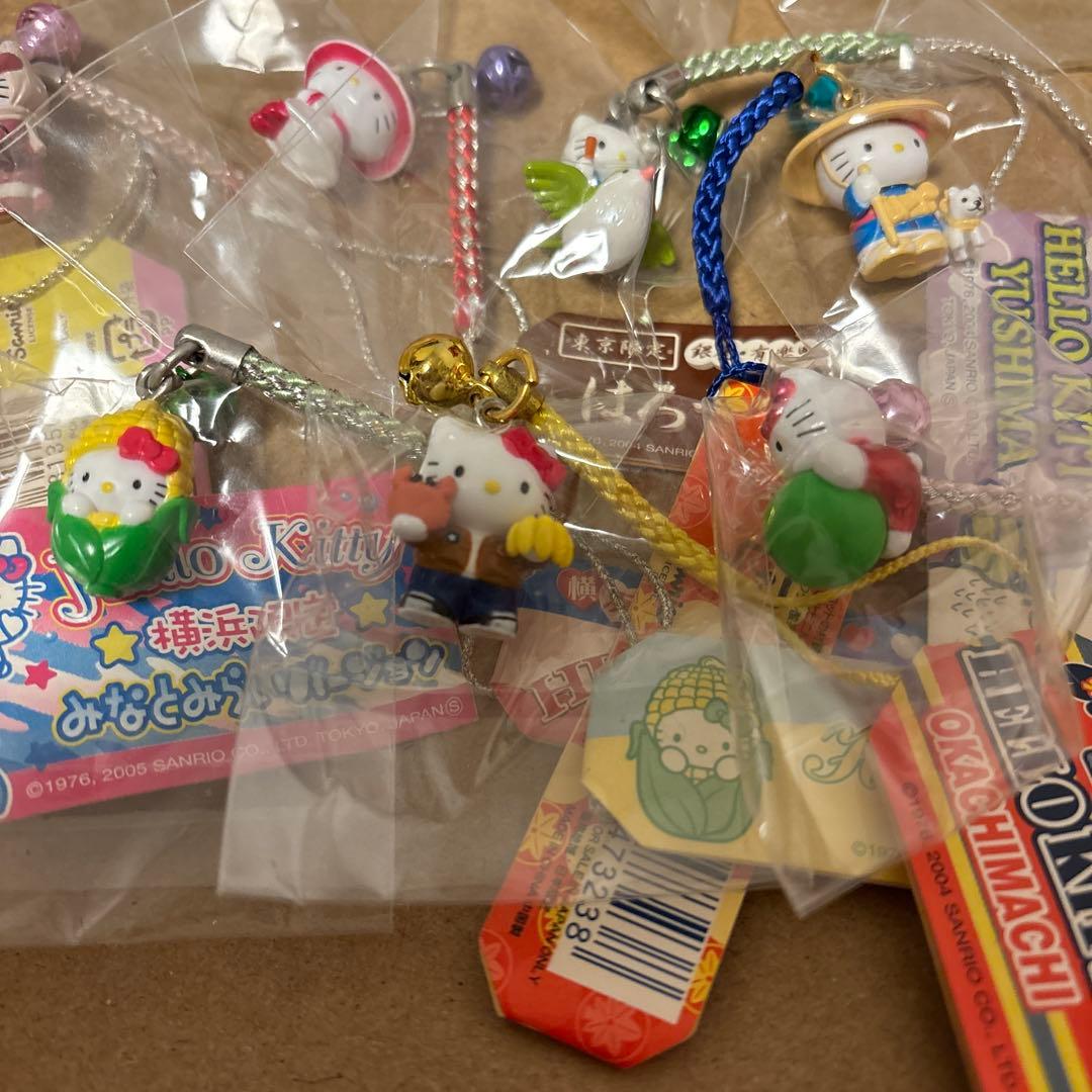 ご当地キティ　根付け　ストラップ　20個セット