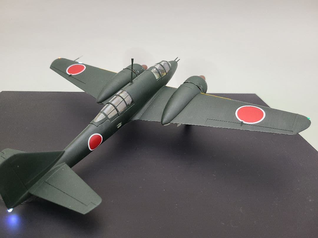 百式司偵3型改造防空戦闘機 キ46 リアルモーターライズ完成品