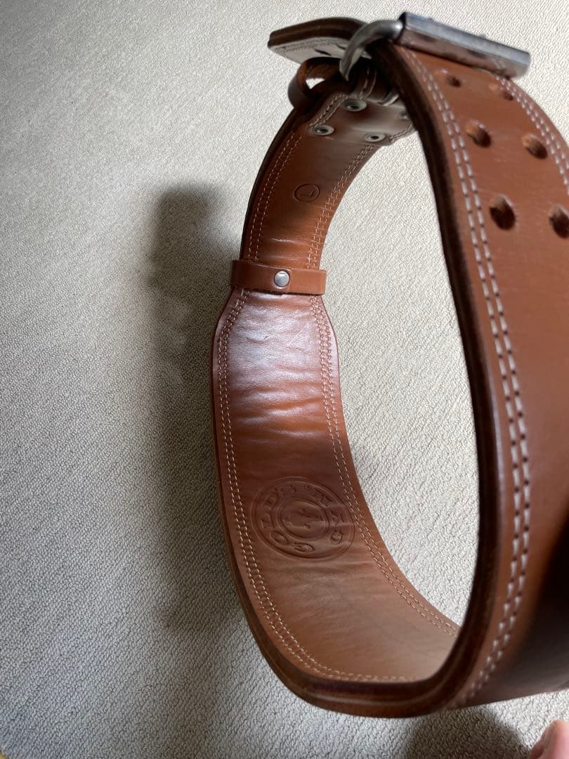 [トレーニー必見！] 状態良好！ゴールドジム トレーニングベルト L サイズ