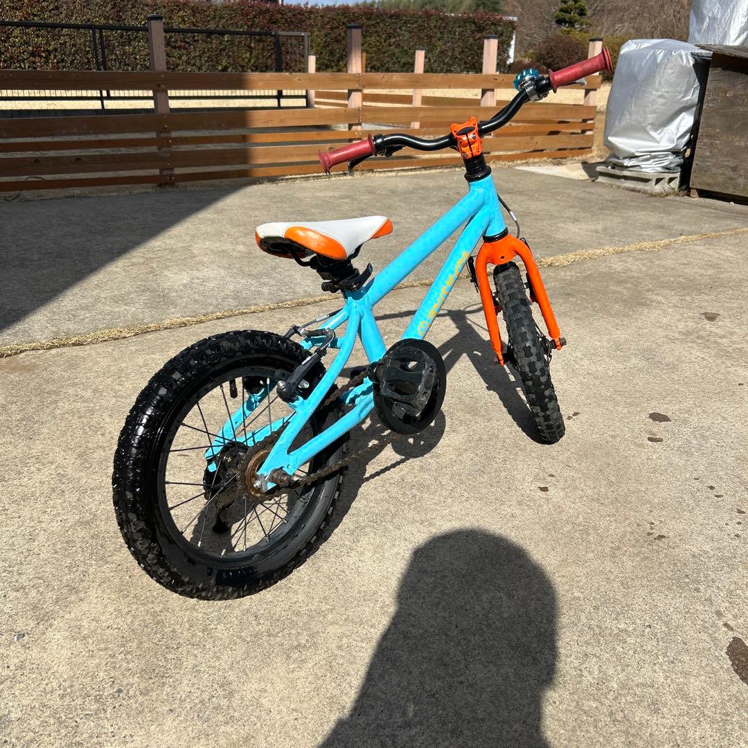 手渡し希望　千葉　ヨツバサイクル　14インチ　ラムネブルー