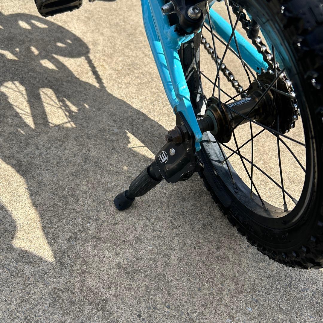 手渡し希望　千葉　ヨツバサイクル　14インチ　ラムネブルー