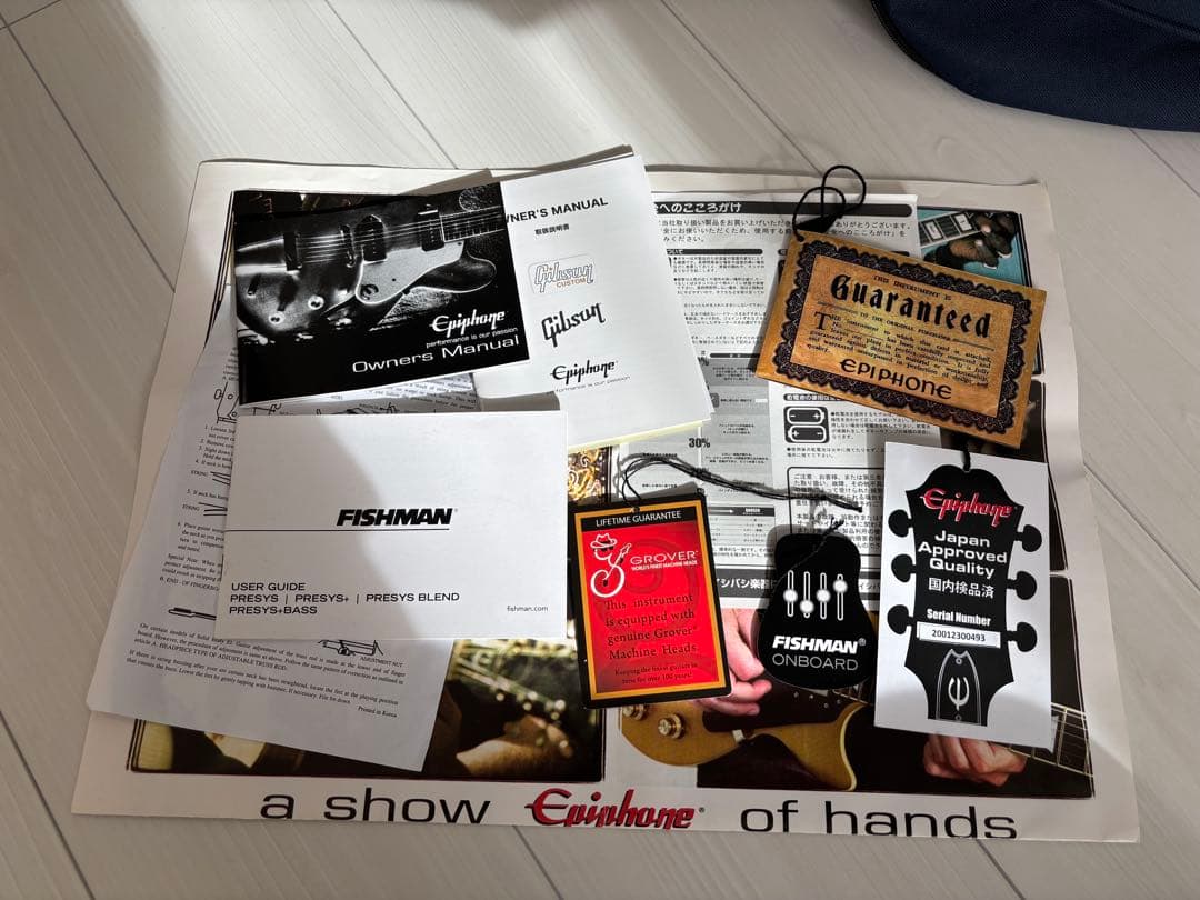 Epiphone EJ-200CE/V N エピフォン 美品