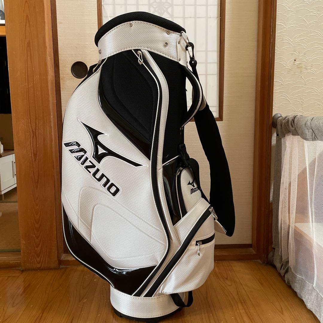 Mizuno ミズノ キャディバッグ ホワイト/ブラック