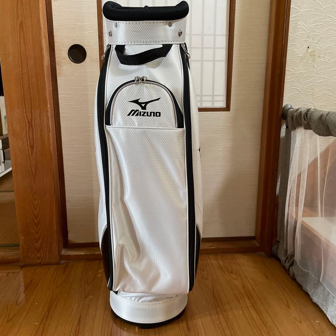 Mizuno ミズノ キャディバッグ ホワイト/ブラック