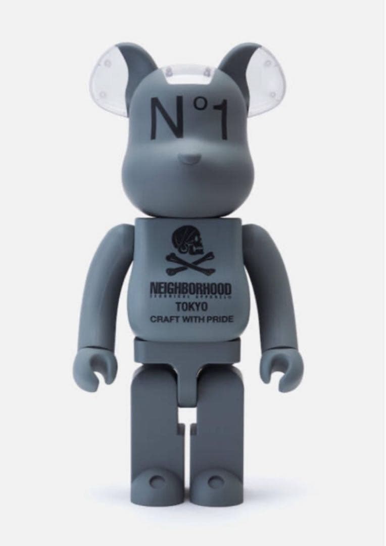希少！BE@RBRICK NEIGHBORHOOD GRAY 1000%